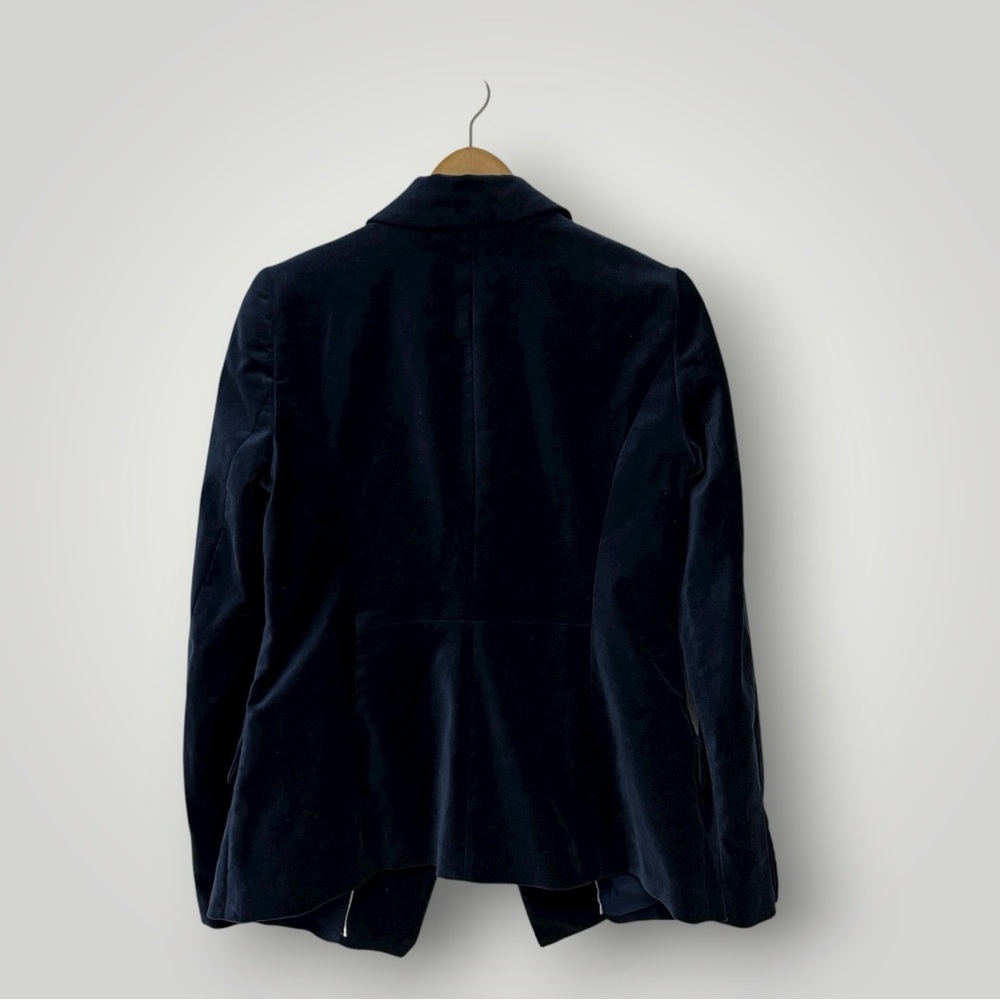 WHITE HOUSE BLACK MARKET VELVET TROPHY SIZE 6 In RIVER TEAL - Picture 10 of 14